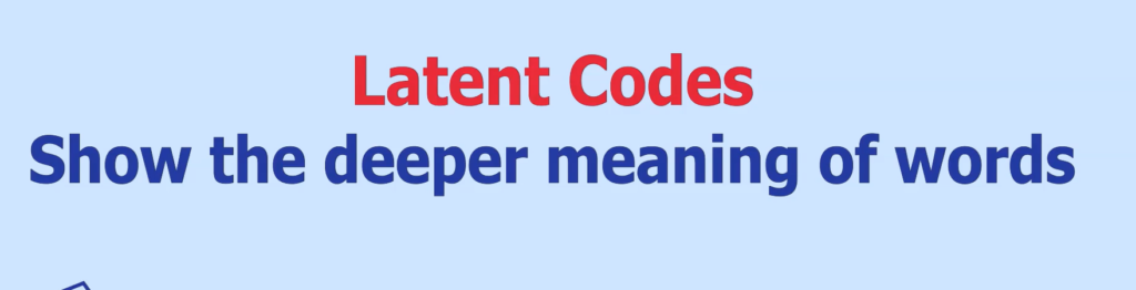 Image defining latent codes