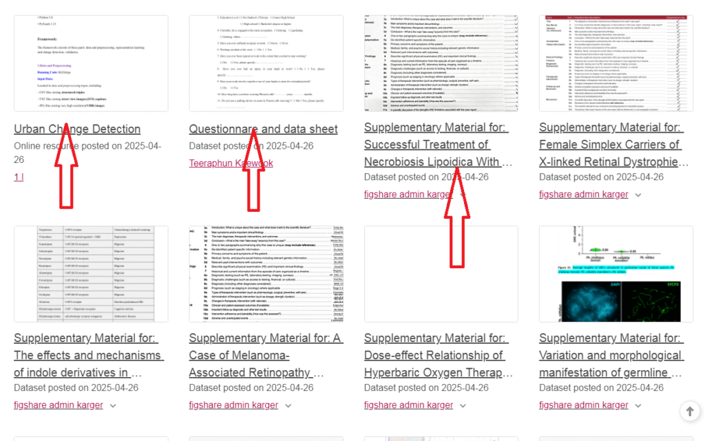 An image of qualitative transcripts