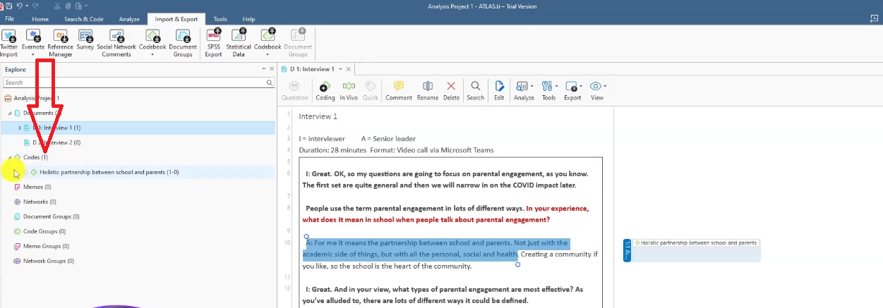 Qualitative Analysis of Interviews in ATLAS.ti [Step-by-Step]