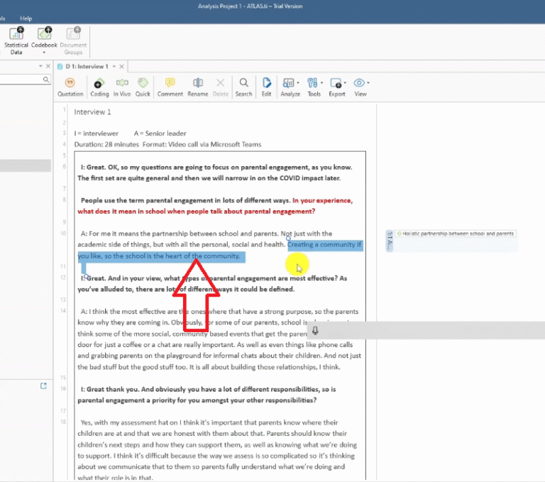 Qualitative Analysis of Interviews in ATLAS.ti [Step-by-Step]