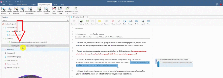 Qualitative Analysis of Interviews in ATLAS.ti [Step-by-Step]
