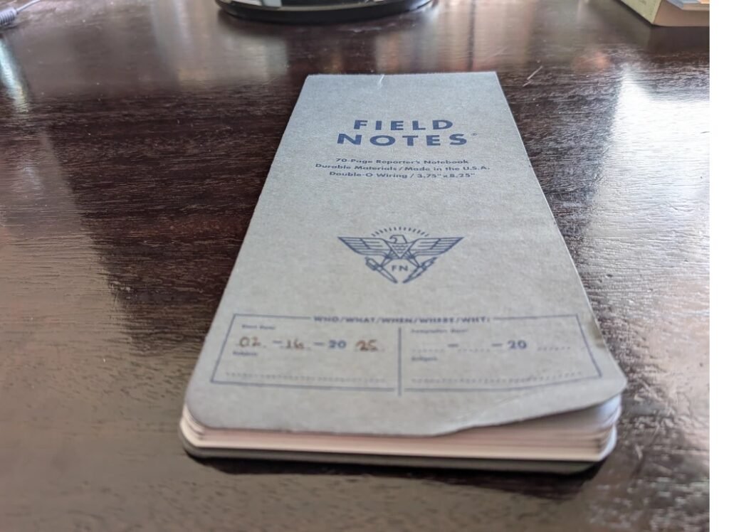 Qualitative research field notes and interview data