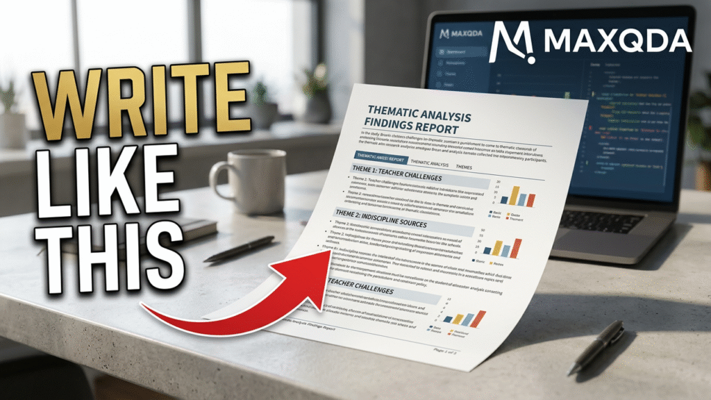 How to Report Thematic Analysis Findings in MAXQDA (Step-by-Step Guide)