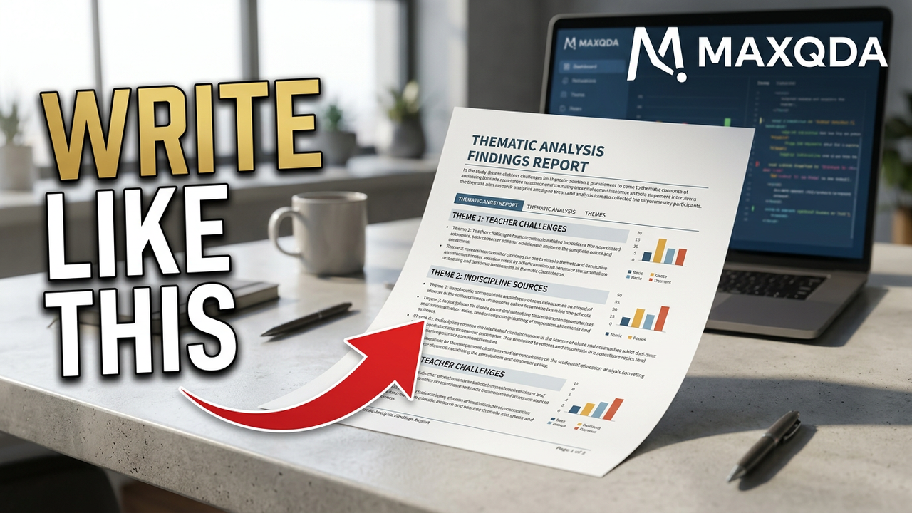 Report Thematic Analysis Findings in MAXQDA [Step-by-Step]