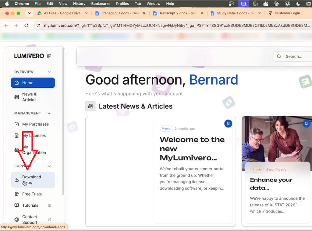 Lumivero website download page for NVivo 15 for Mac
