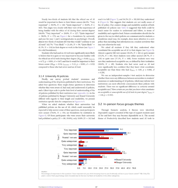A scholarly article open on a researcher's screen, showing the title, abstract, and journal header
