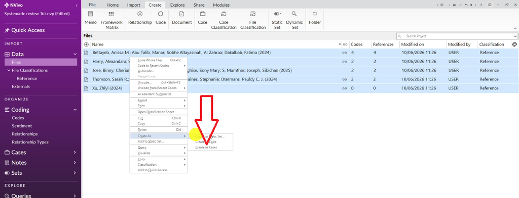 Create as cases icon
