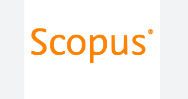 Scopus database homepage showing the search bar and document search interface
